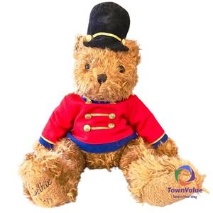 Belkie Bear Christmas Posable Plush Teddy Bear Nutcracker Soldier Costume 1999